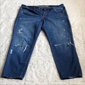 Madewell Distressed Boyfriend Jeans